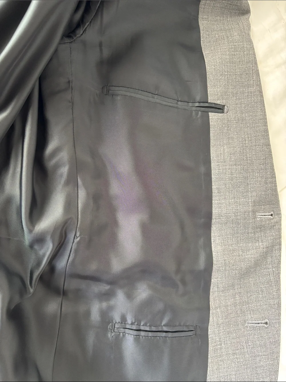 Theory Men's Gray Suit Jacket - Classic Single-Breasted Blazer